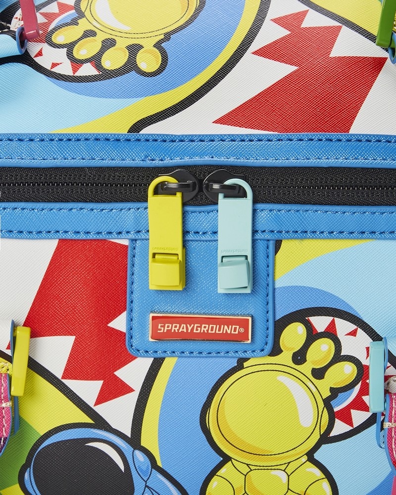 Multicolor Sprayground Mind Trip Men's Duffle Bags | 152505970