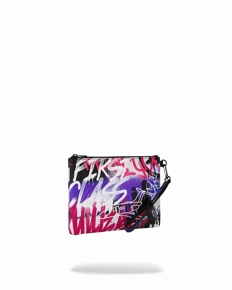 Multicolor Sprayground Shark Atelier Crossover Men's Clutch Bags | 616828983