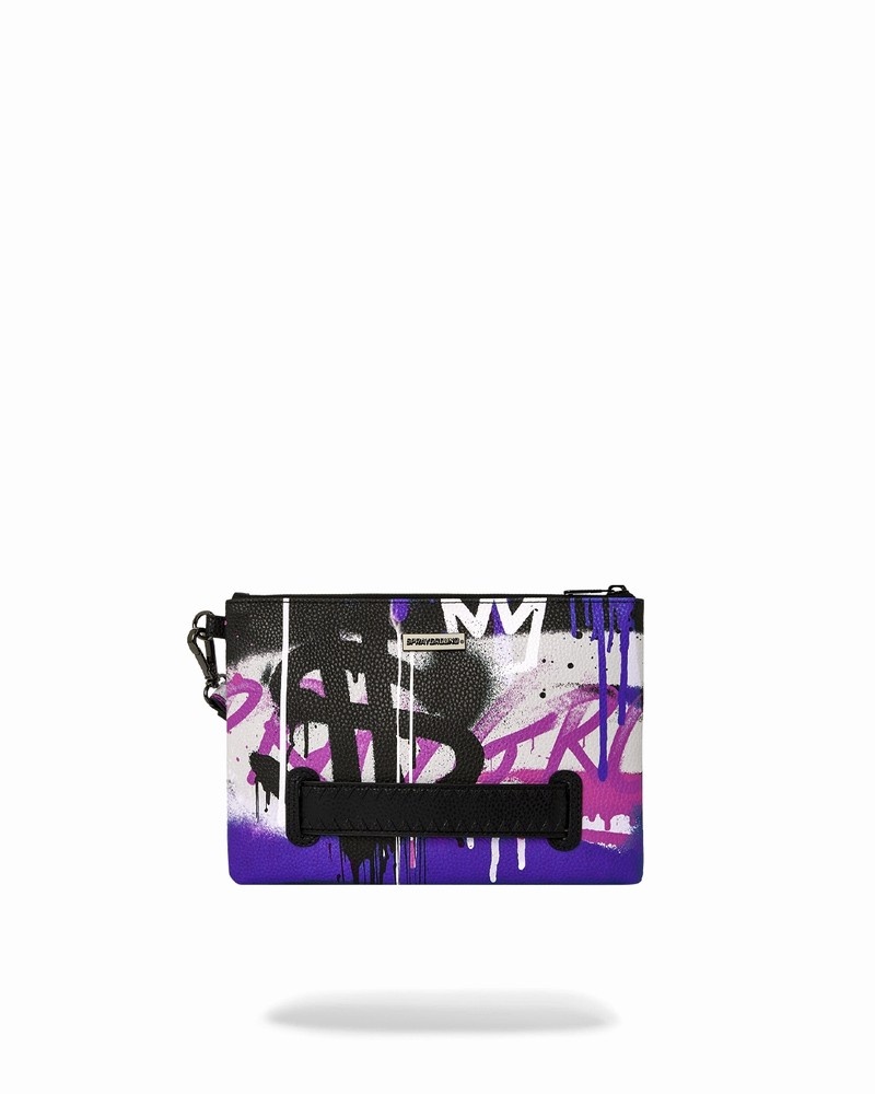Multicolor Sprayground Shark Atelier Crossover Men's Clutch Bags | 616828983