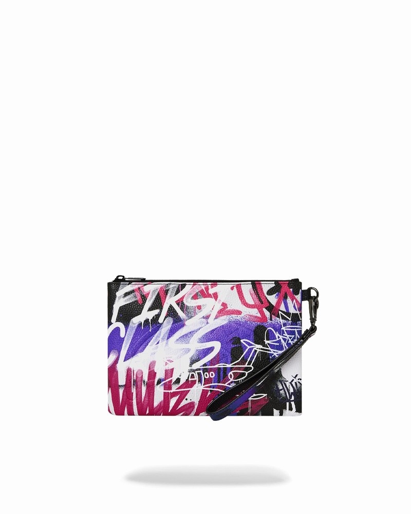 Multicolor Sprayground Shark Atelier Crossover Men\'s Clutch Bags | 616828983
