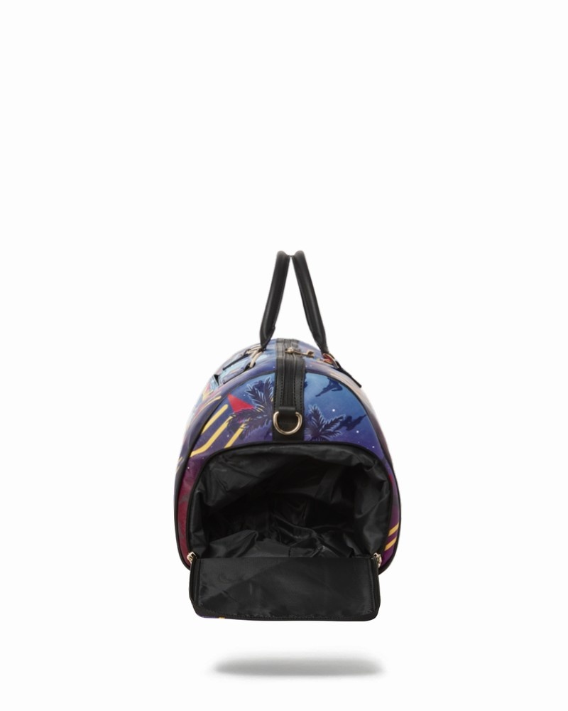 Multicolor Sprayground Sharkuza Men's Duffle Bags | 695746617
