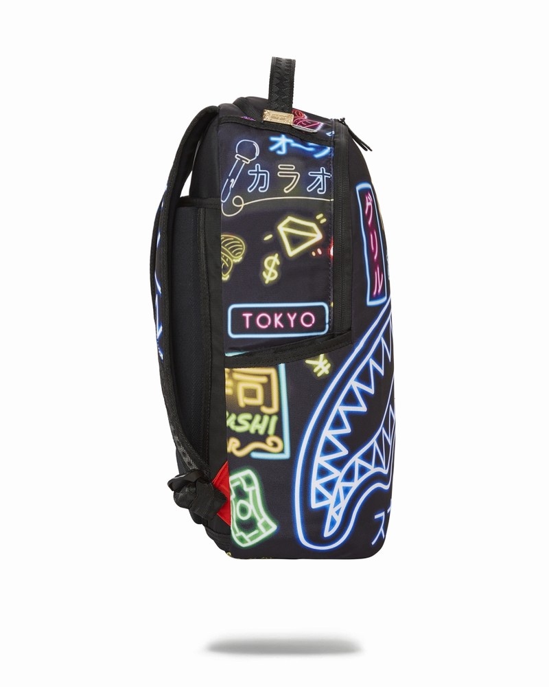 Multicolor Sprayground Shinjuku City スプレーグラウンド Men's Backpacks | 405946331