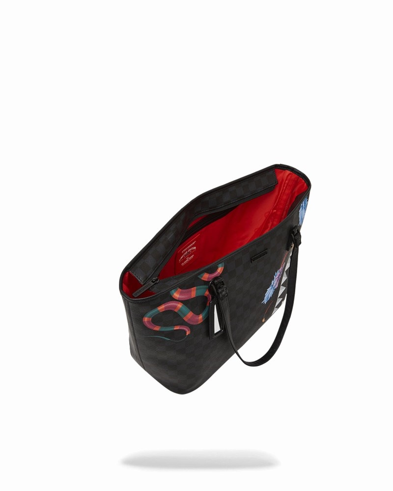Multicolor Sprayground Snakes On A Men's Tote Bags | 218789742