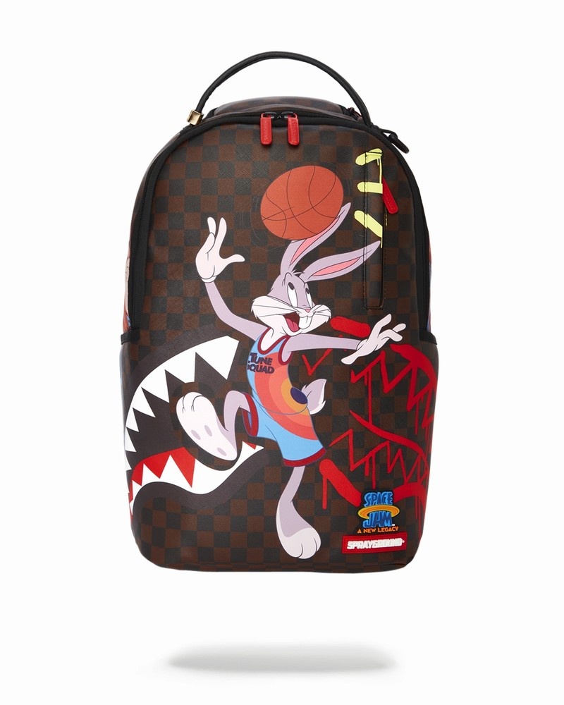 Multicolor Sprayground Space Jam Space Dunk Men\'s Backpacks | 285116765