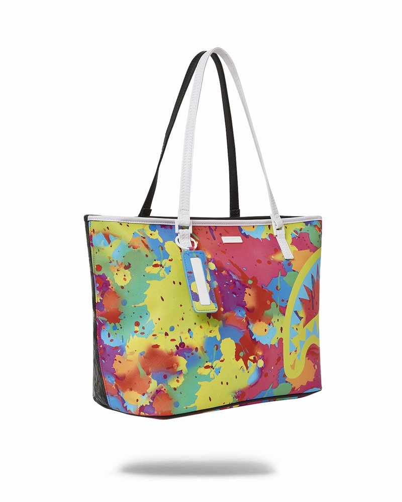 Multicolor Sprayground Split Xtc Men's Tote Bags | 265428603