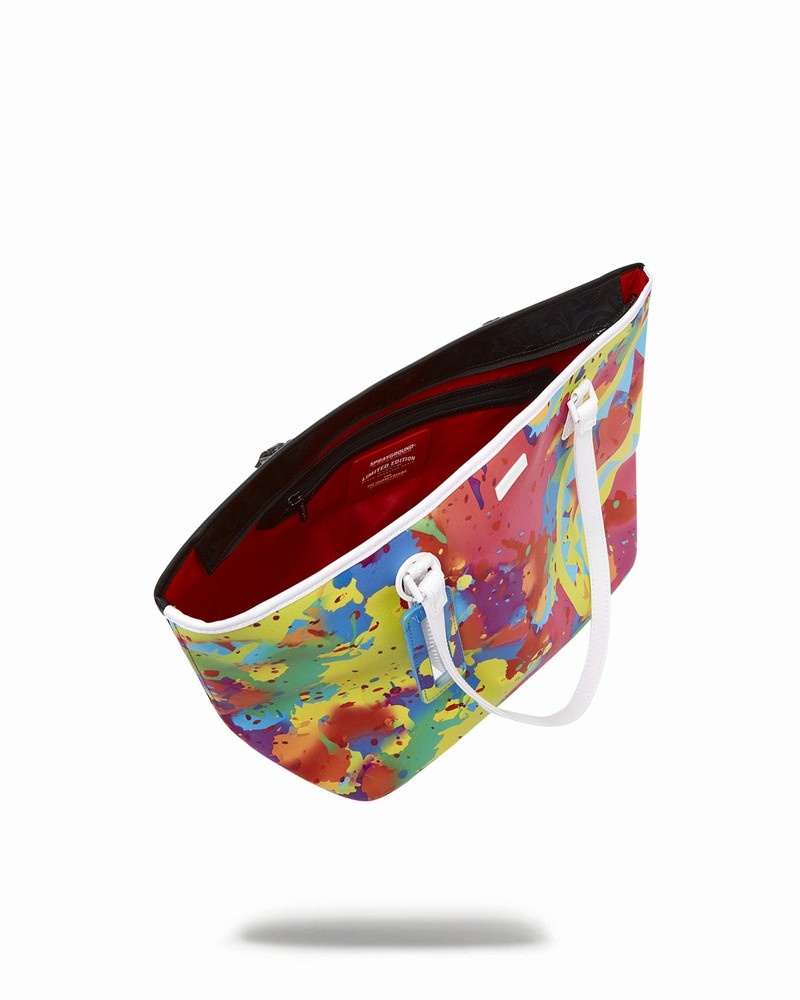 Multicolor Sprayground Split Xtc Men's Tote Bags | 265428603