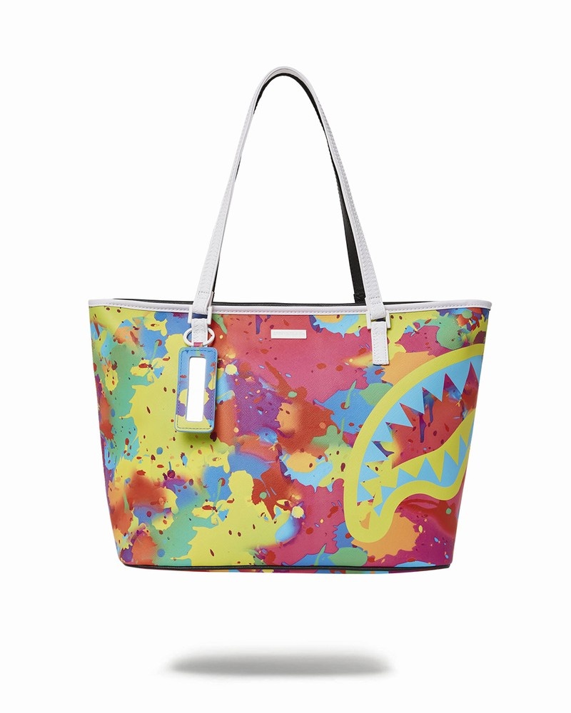 Multicolor Sprayground Split Xtc Men\'s Tote Bags | 265428603