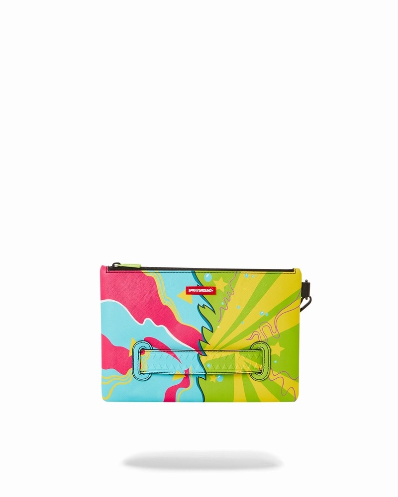 Multicolor Sprayground Super Weird Crossover Men's Clutch Bags | 613639114