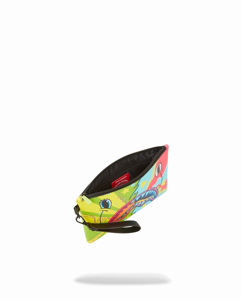 Multicolor Sprayground Super Weird Crossover Men's Clutch Bags | 613639114