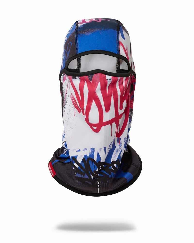 Multicolor Sprayground Vandalized Men\'s Ski Masks | 842536722