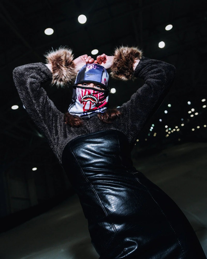 Multicolor Sprayground Vandalized Women's Ski Masks | 589598272