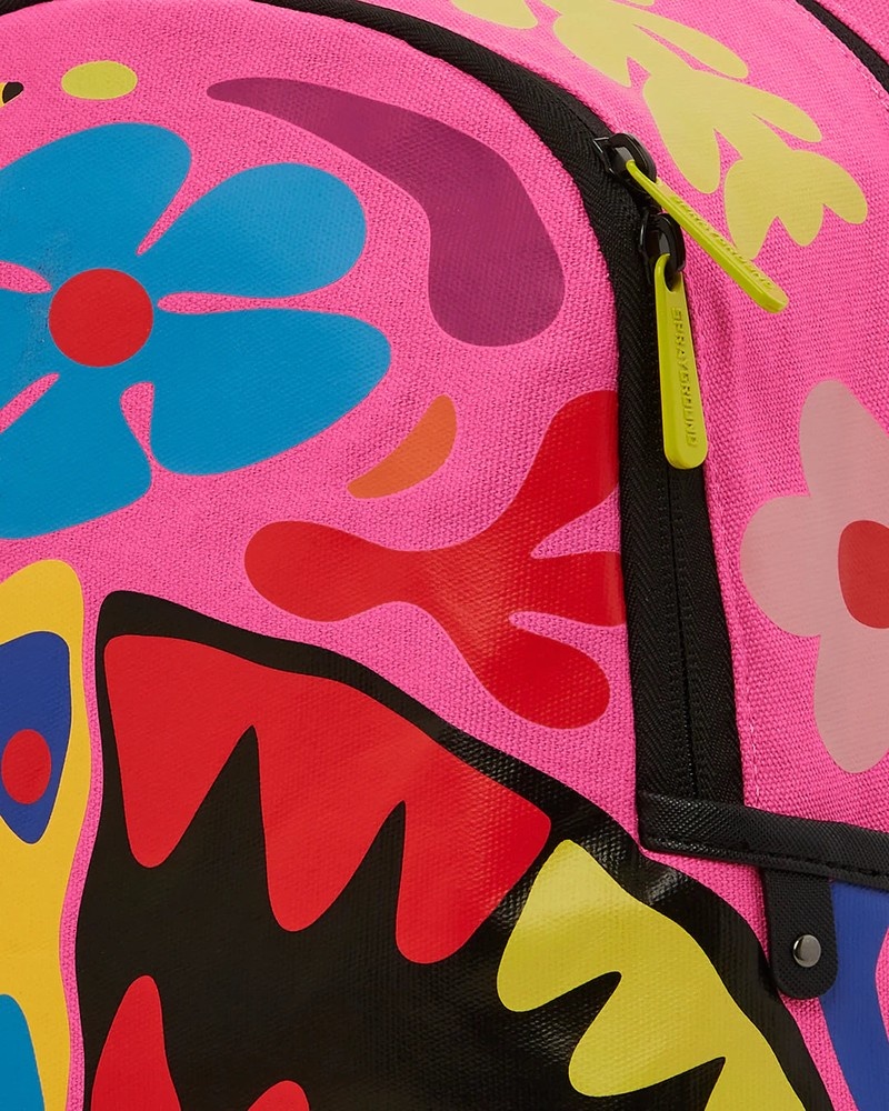 Multicolor Sprayground Wild Flora Savage Men's Backpacks | 110800831