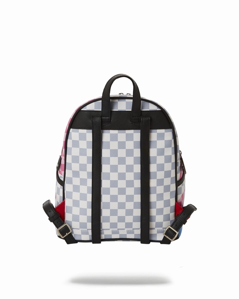 Multicolor Sprayground Wtf Knockout Savage Men's Backpacks | 411488051