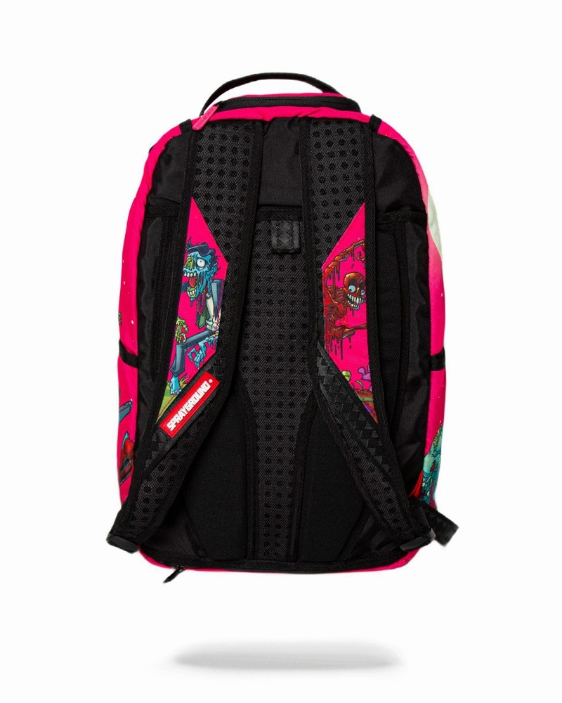 Multicolor Sprayground Zombies Coming Out Of Earth Men's Backpacks | 551388027