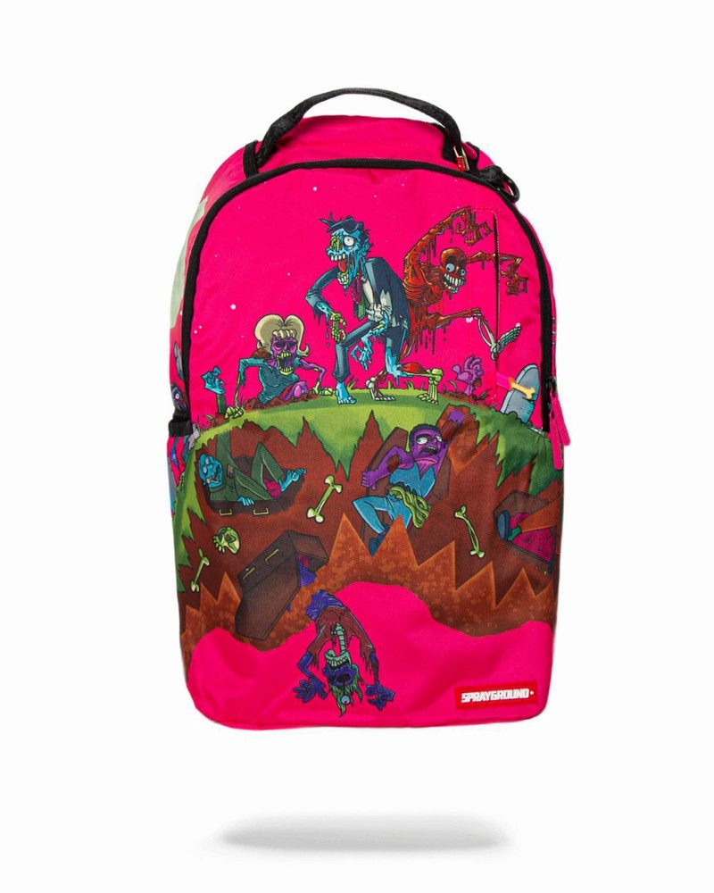 Multicolor Sprayground Zombies Coming Out Of Earth Men\'s Backpacks | 551388027