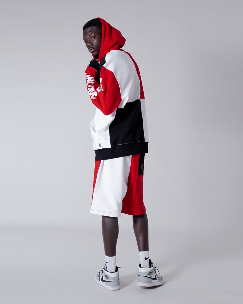 Red Sprayground Bermuda Color Block Men's Shorts | 317330314