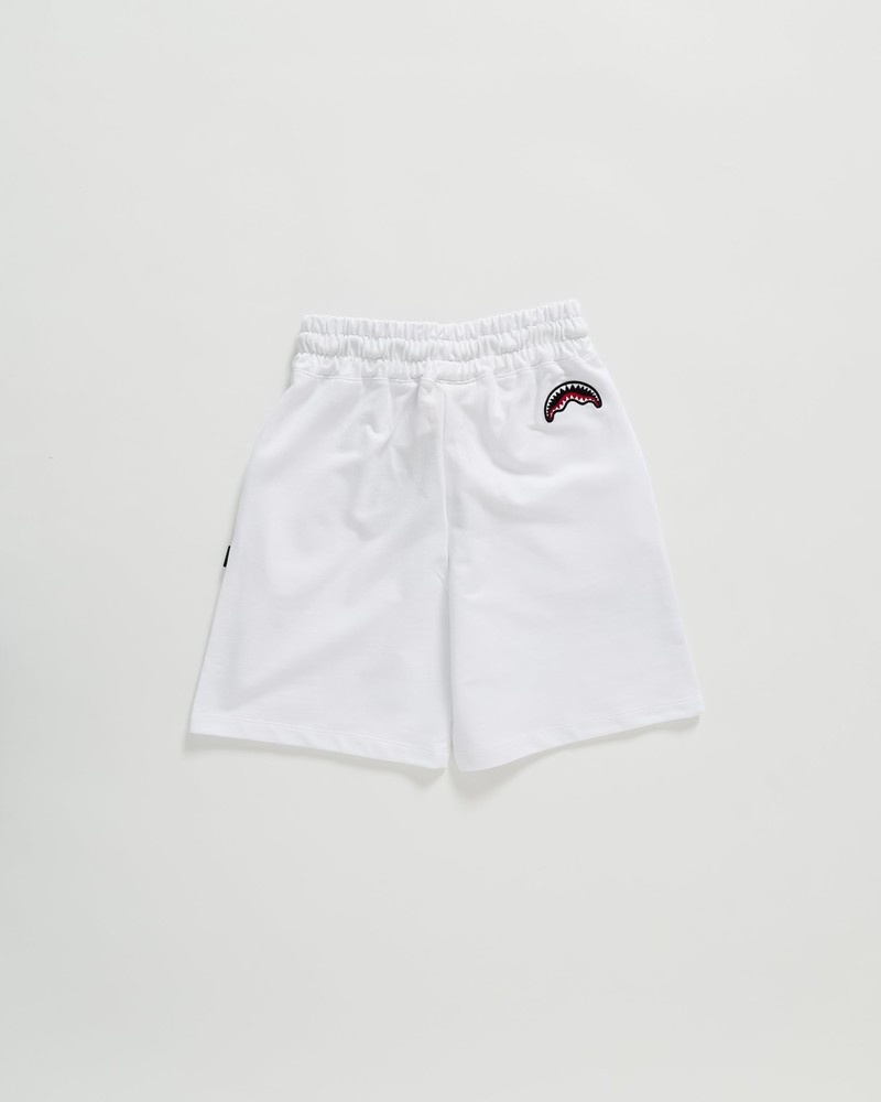 White Sprayground Bermuda Tag Kids' Shorts | 188934540