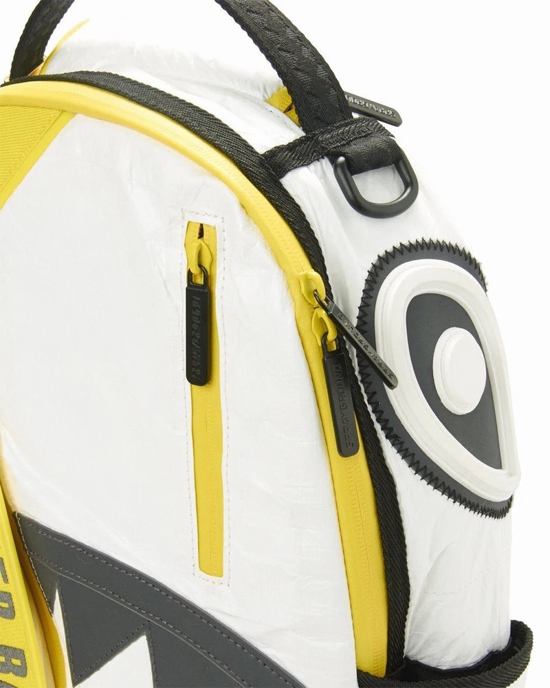 White Sprayground Sg95 Corona Killer Men's Backpacks | 175795688